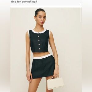 Reformation Roxy linen set